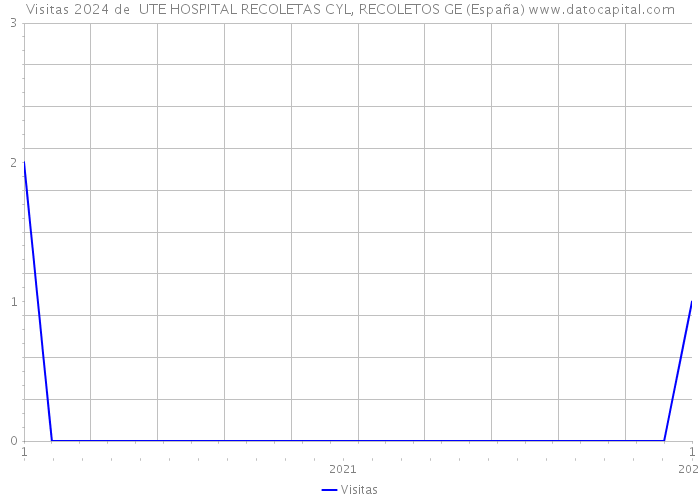 Visitas 2024 de  UTE HOSPITAL RECOLETAS CYL, RECOLETOS GE (España) 