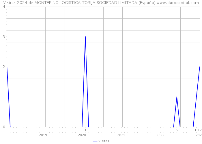 Visitas 2024 de MONTEPINO LOGISTICA TORIJA SOCIEDAD LIMITADA (España) 