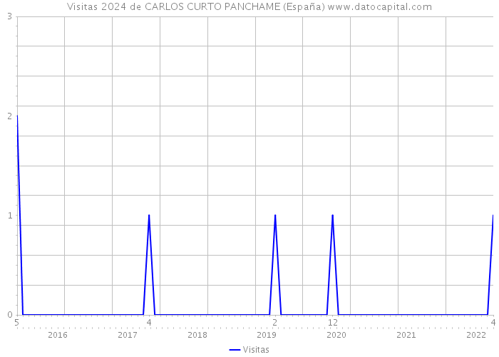 Visitas 2024 de CARLOS CURTO PANCHAME (España) 