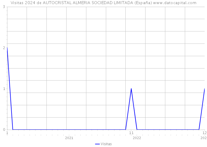 Visitas 2024 de AUTOCRISTAL ALMERIA SOCIEDAD LIMITADA (España) 