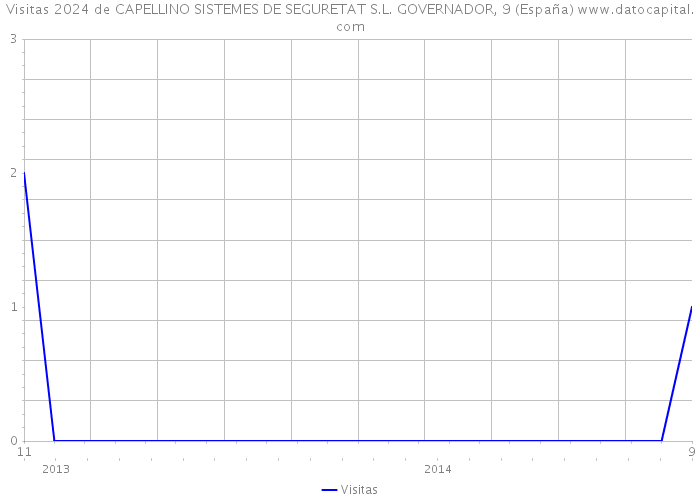Visitas 2024 de CAPELLINO SISTEMES DE SEGURETAT S.L. GOVERNADOR, 9 (España) 