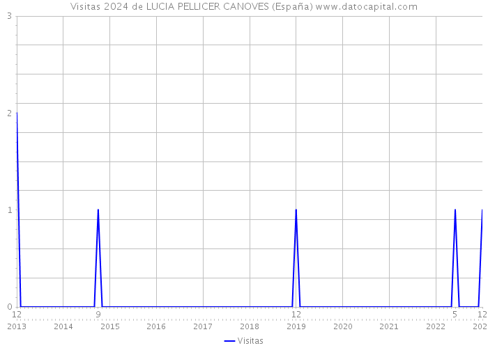 Visitas 2024 de LUCIA PELLICER CANOVES (España) 