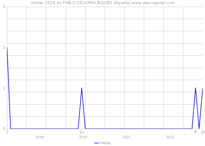 Visitas 2024 de PABLO CEGARRA BULNES (España) 