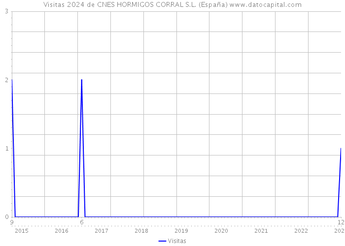 Visitas 2024 de CNES HORMIGOS CORRAL S.L. (España) 