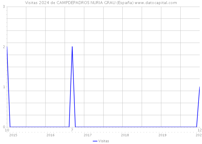 Visitas 2024 de CAMPDEPADROS NURIA GRAU (España) 