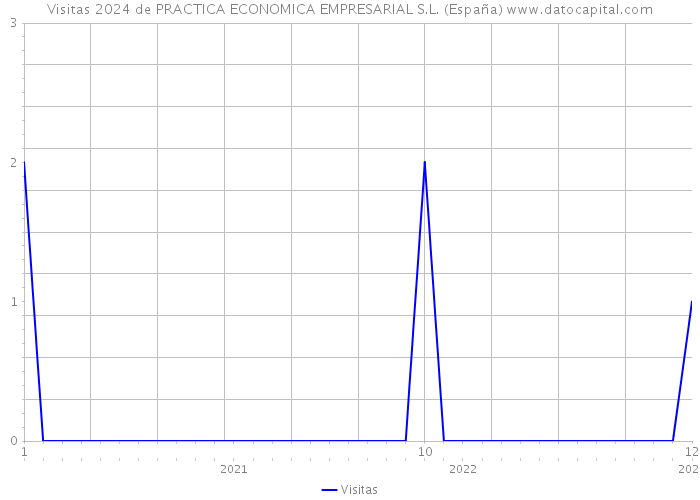 Visitas 2024 de PRACTICA ECONOMICA EMPRESARIAL S.L. (España) 