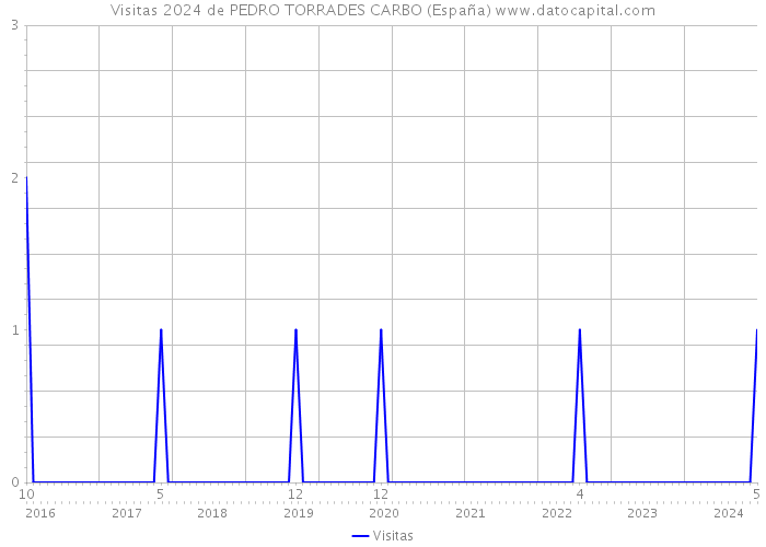 Visitas 2024 de PEDRO TORRADES CARBO (España) 