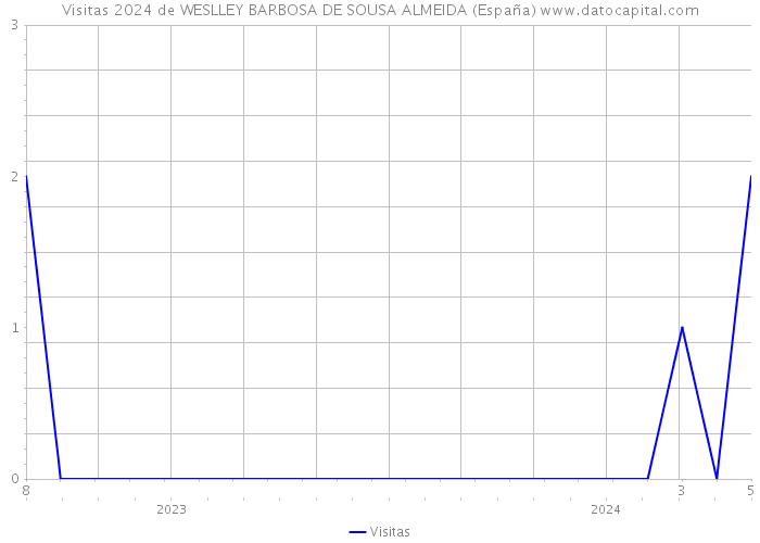 Visitas 2024 de WESLLEY BARBOSA DE SOUSA ALMEIDA (España) 