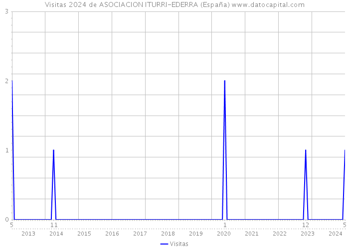 Visitas 2024 de ASOCIACION ITURRI-EDERRA (España) 