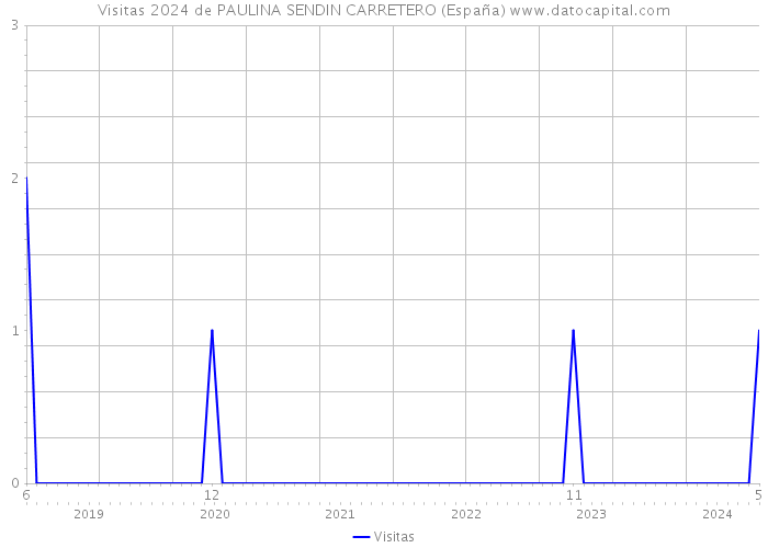 Visitas 2024 de PAULINA SENDIN CARRETERO (España) 