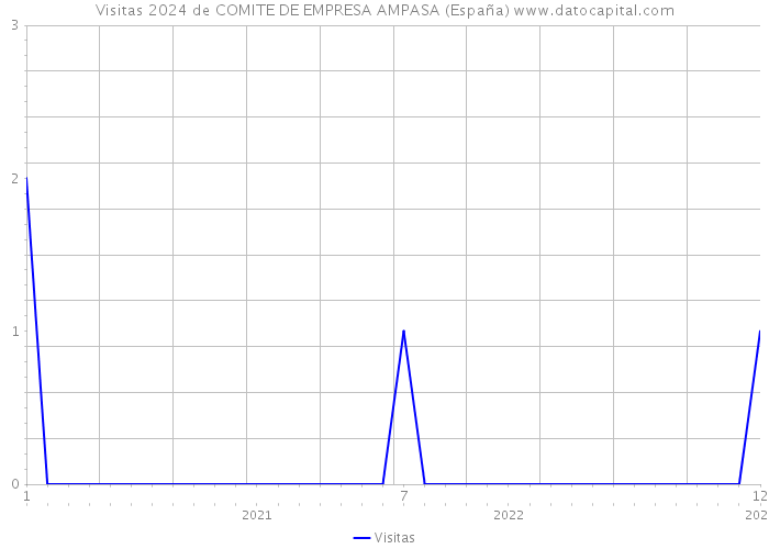 Visitas 2024 de COMITE DE EMPRESA AMPASA (España) 