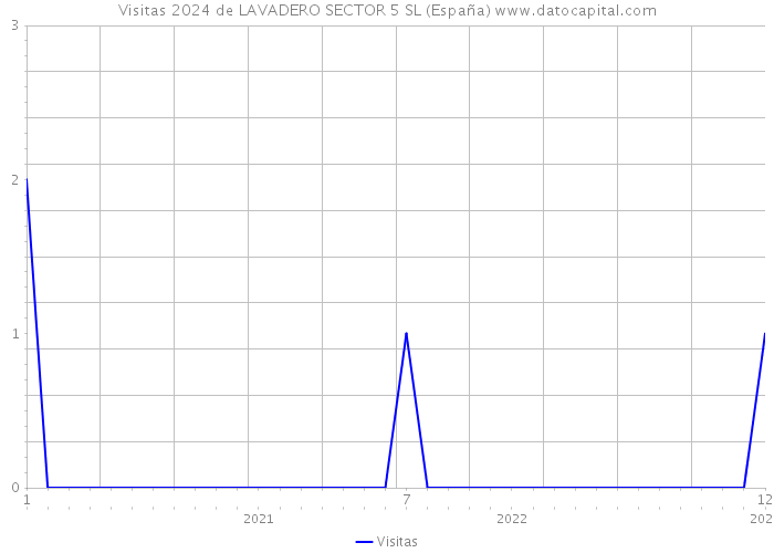 Visitas 2024 de LAVADERO SECTOR 5 SL (España) 