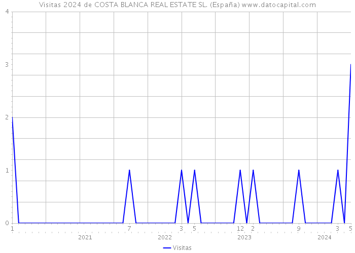 Visitas 2024 de COSTA BLANCA REAL ESTATE SL. (España) 