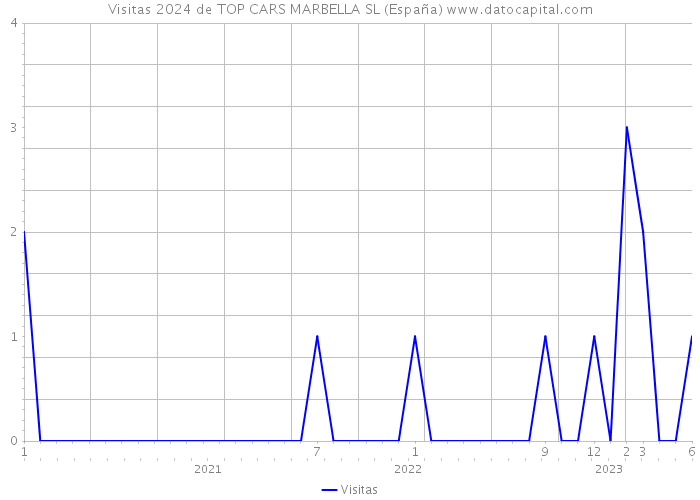 Visitas 2024 de TOP CARS MARBELLA SL (España) 