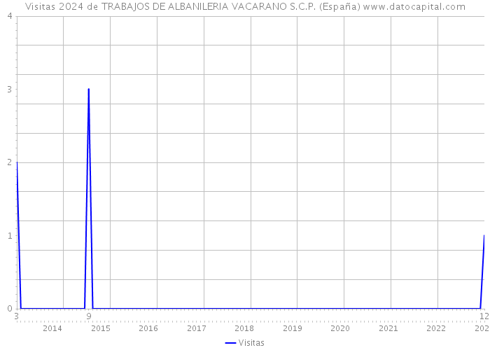 Visitas 2024 de TRABAJOS DE ALBANILERIA VACARANO S.C.P. (España) 
