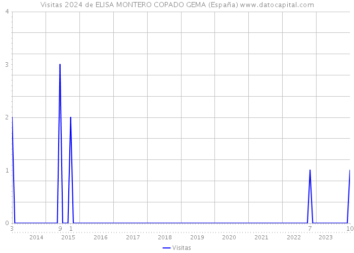 Visitas 2024 de ELISA MONTERO COPADO GEMA (España) 