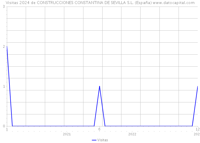 Visitas 2024 de CONSTRUCCIONES CONSTANTINA DE SEVILLA S.L. (España) 