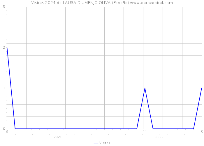 Visitas 2024 de LAURA DIUMENJO OLIVA (España) 