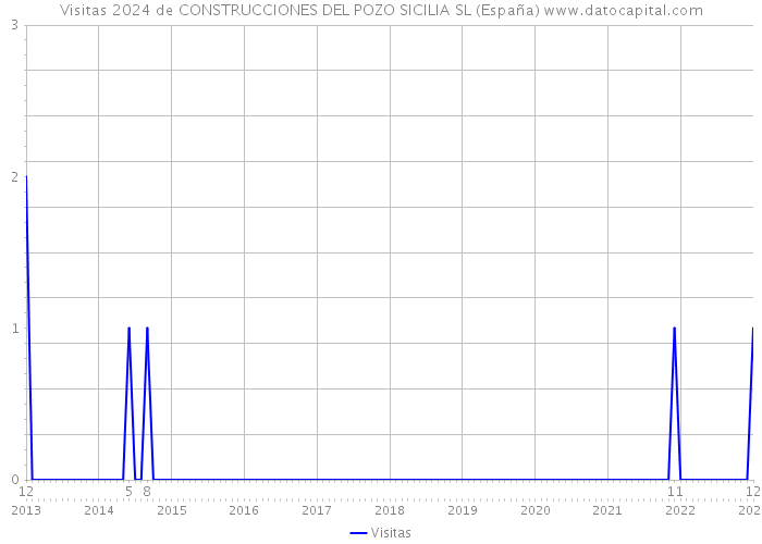 Visitas 2024 de CONSTRUCCIONES DEL POZO SICILIA SL (España) 