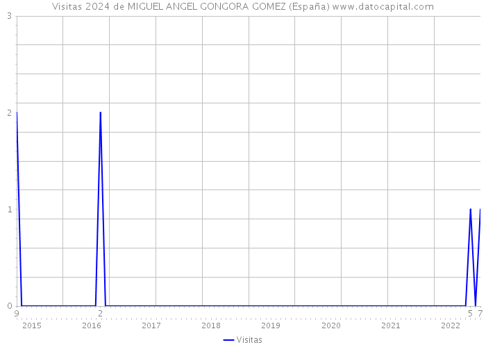 Visitas 2024 de MIGUEL ANGEL GONGORA GOMEZ (España) 