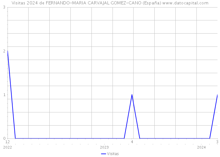 Visitas 2024 de FERNANDO-MARIA CARVAJAL GOMEZ-CANO (España) 