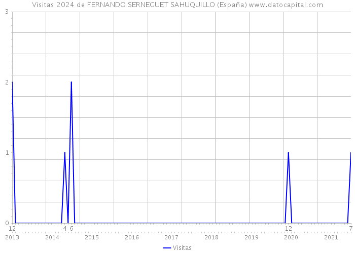 Visitas 2024 de FERNANDO SERNEGUET SAHUQUILLO (España) 