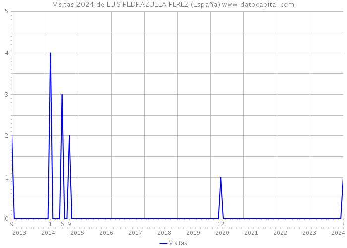 Visitas 2024 de LUIS PEDRAZUELA PEREZ (España) 