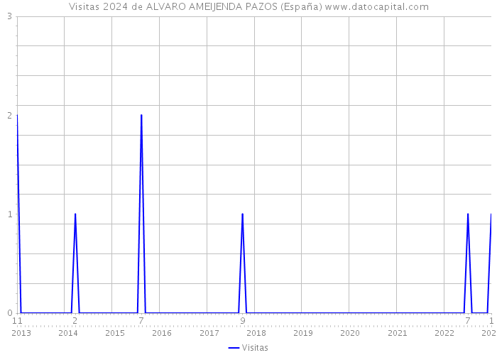 Visitas 2024 de ALVARO AMEIJENDA PAZOS (España) 