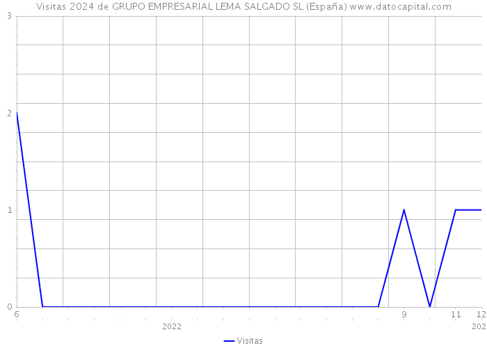 Visitas 2024 de GRUPO EMPRESARIAL LEMA SALGADO SL (España) 