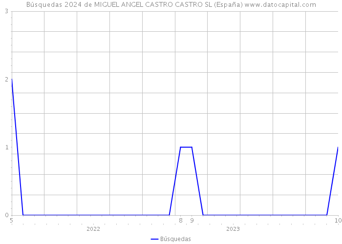 Búsquedas 2024 de MIGUEL ANGEL CASTRO CASTRO SL (España) 