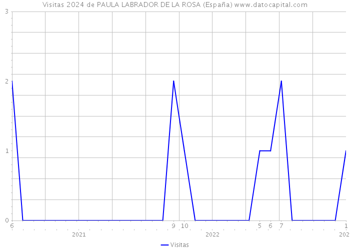 Visitas 2024 de PAULA LABRADOR DE LA ROSA (España) 