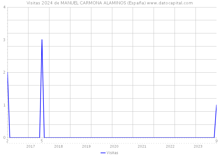 Visitas 2024 de MANUEL CARMONA ALAMINOS (España) 