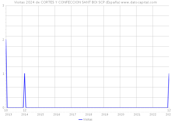 Visitas 2024 de CORTES Y CONFECCION SANT BOI SCP (España) 