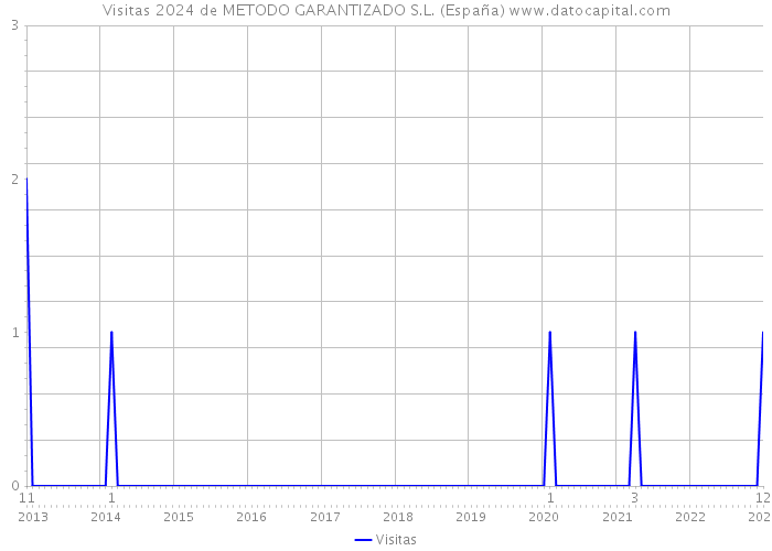 Visitas 2024 de METODO GARANTIZADO S.L. (España) 