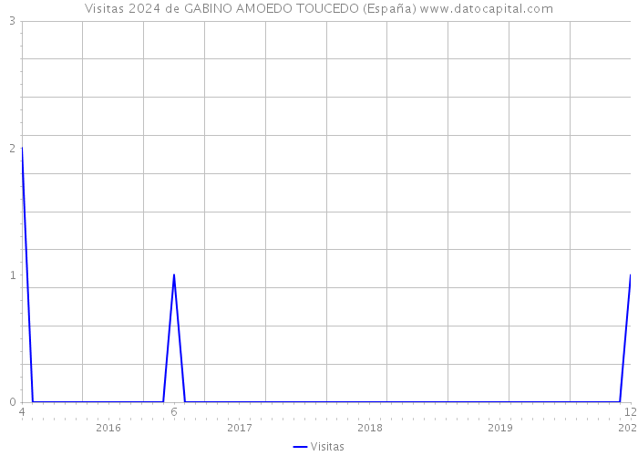 Visitas 2024 de GABINO AMOEDO TOUCEDO (España) 