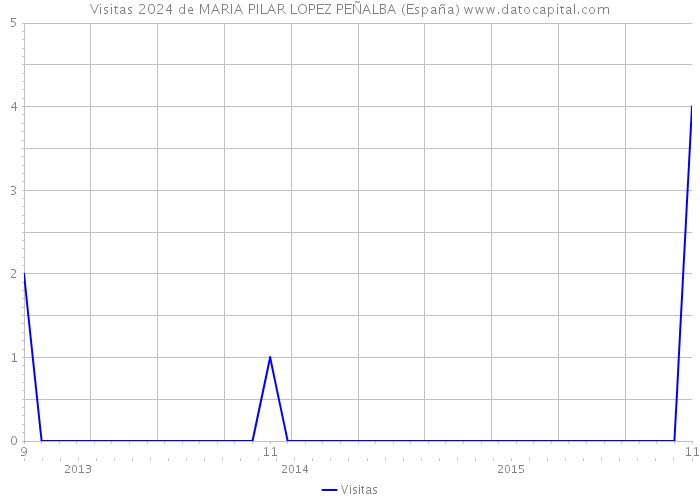 Visitas 2024 de MARIA PILAR LOPEZ PEÑALBA (España) 