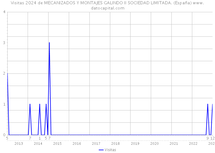 Visitas 2024 de MECANIZADOS Y MONTAJES GALINDO II SOCIEDAD LIMITADA. (España) 