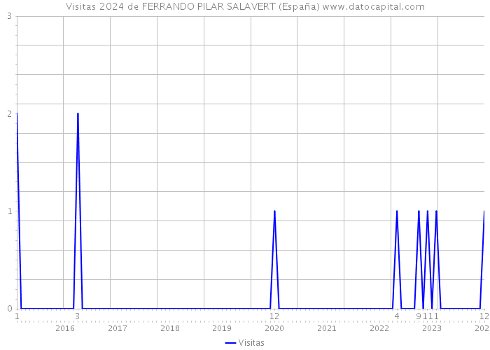 Visitas 2024 de FERRANDO PILAR SALAVERT (España) 