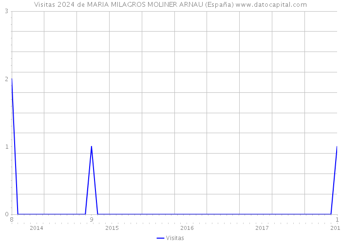 Visitas 2024 de MARIA MILAGROS MOLINER ARNAU (España) 