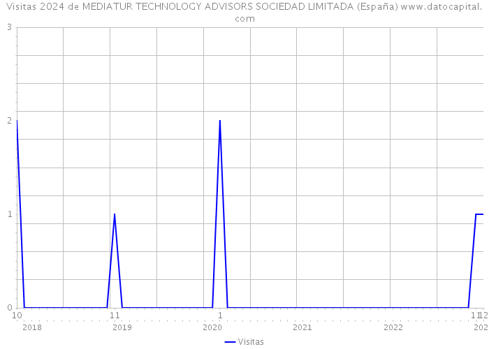 Visitas 2024 de MEDIATUR TECHNOLOGY ADVISORS SOCIEDAD LIMITADA (España) 