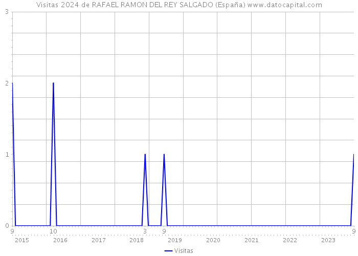 Visitas 2024 de RAFAEL RAMON DEL REY SALGADO (España) 