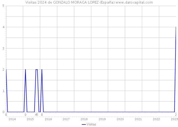 Visitas 2024 de GONZALO MORAGA LOPEZ (España) 