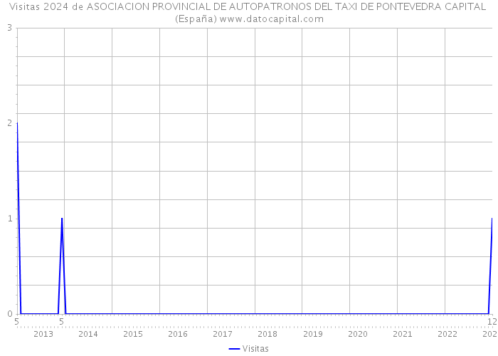 Visitas 2024 de ASOCIACION PROVINCIAL DE AUTOPATRONOS DEL TAXI DE PONTEVEDRA CAPITAL (España) 