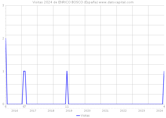 Visitas 2024 de ENRICO BOSCO (España) 