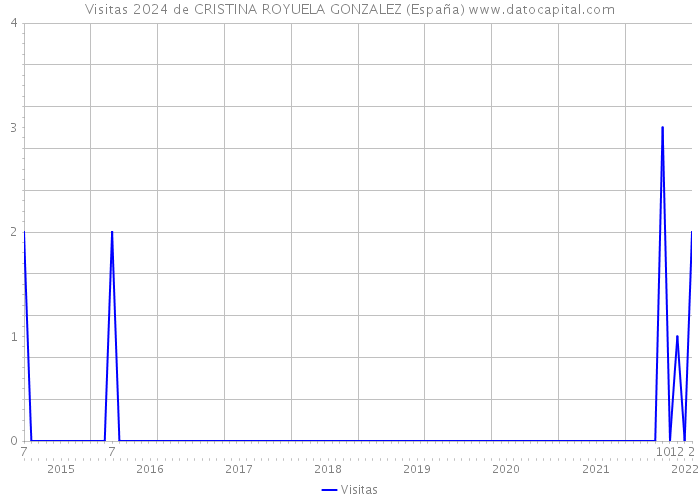 Visitas 2024 de CRISTINA ROYUELA GONZALEZ (España) 