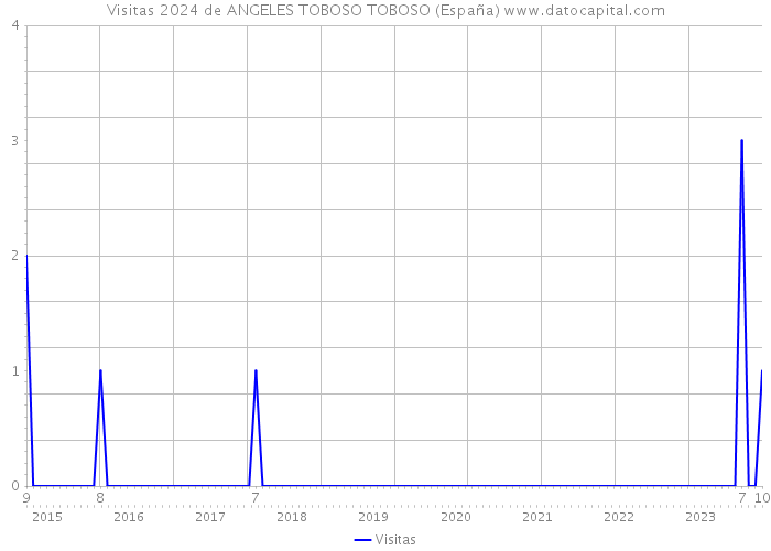 Visitas 2024 de ANGELES TOBOSO TOBOSO (España) 