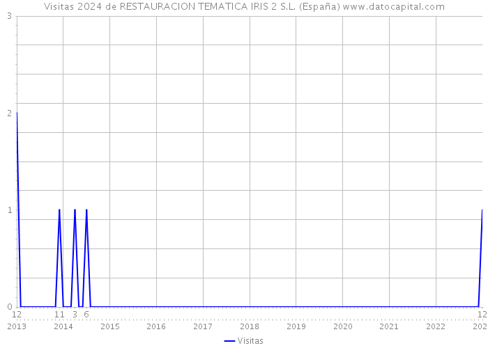 Visitas 2024 de RESTAURACION TEMATICA IRIS 2 S.L. (España) 