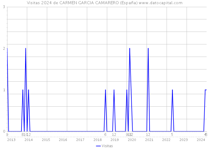 Visitas 2024 de CARMEN GARCIA CAMARERO (España) 
