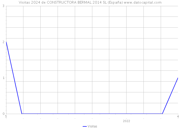 Visitas 2024 de CONSTRUCTORA BERMAL 2014 SL (España) 