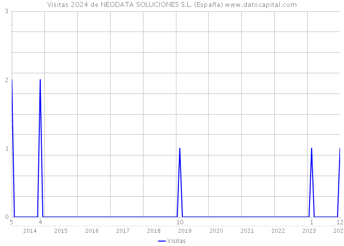 Visitas 2024 de NEODATA SOLUCIONES S.L. (España) 